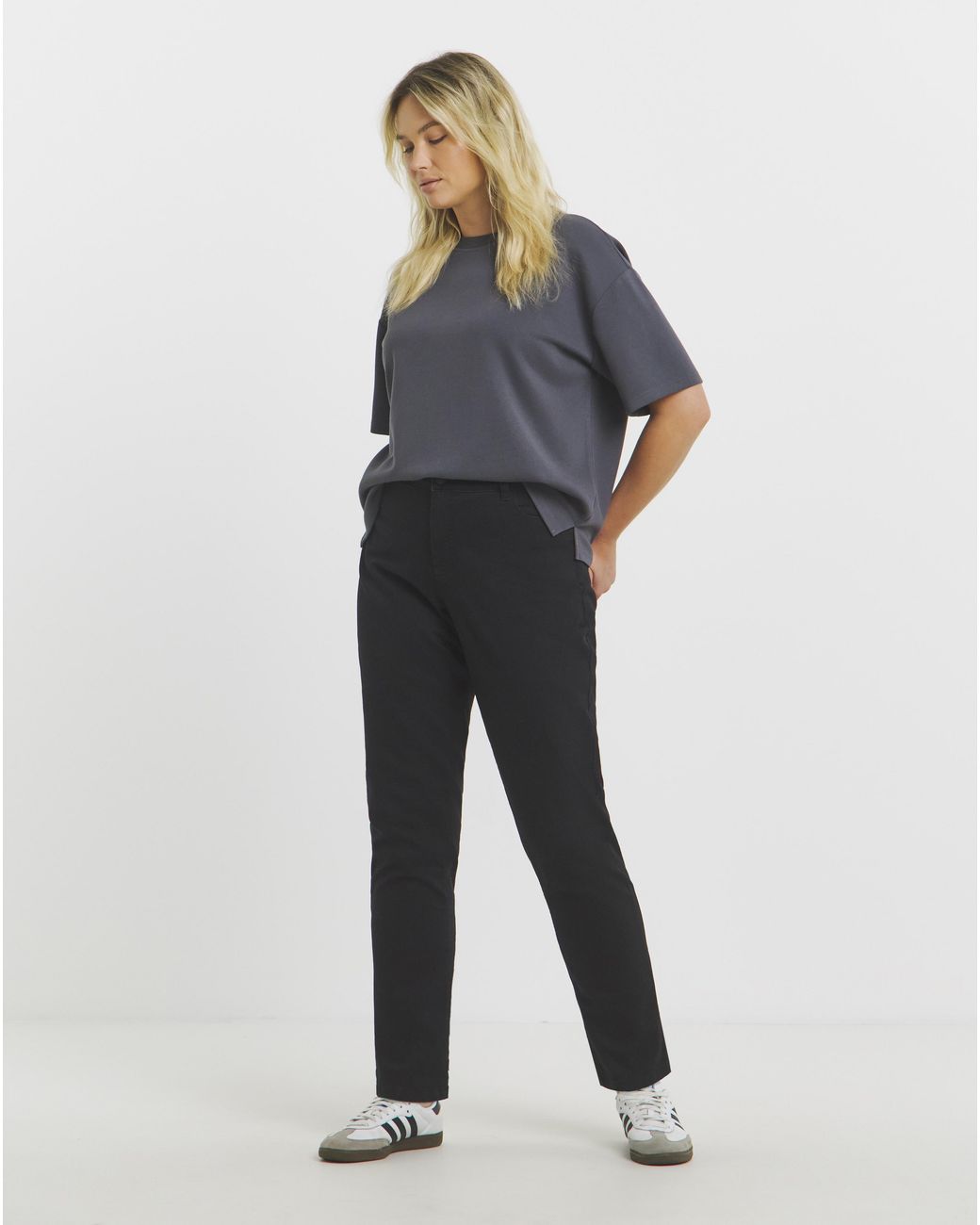Simply Be Blue 24/7 Wash Boyfriend Jeans