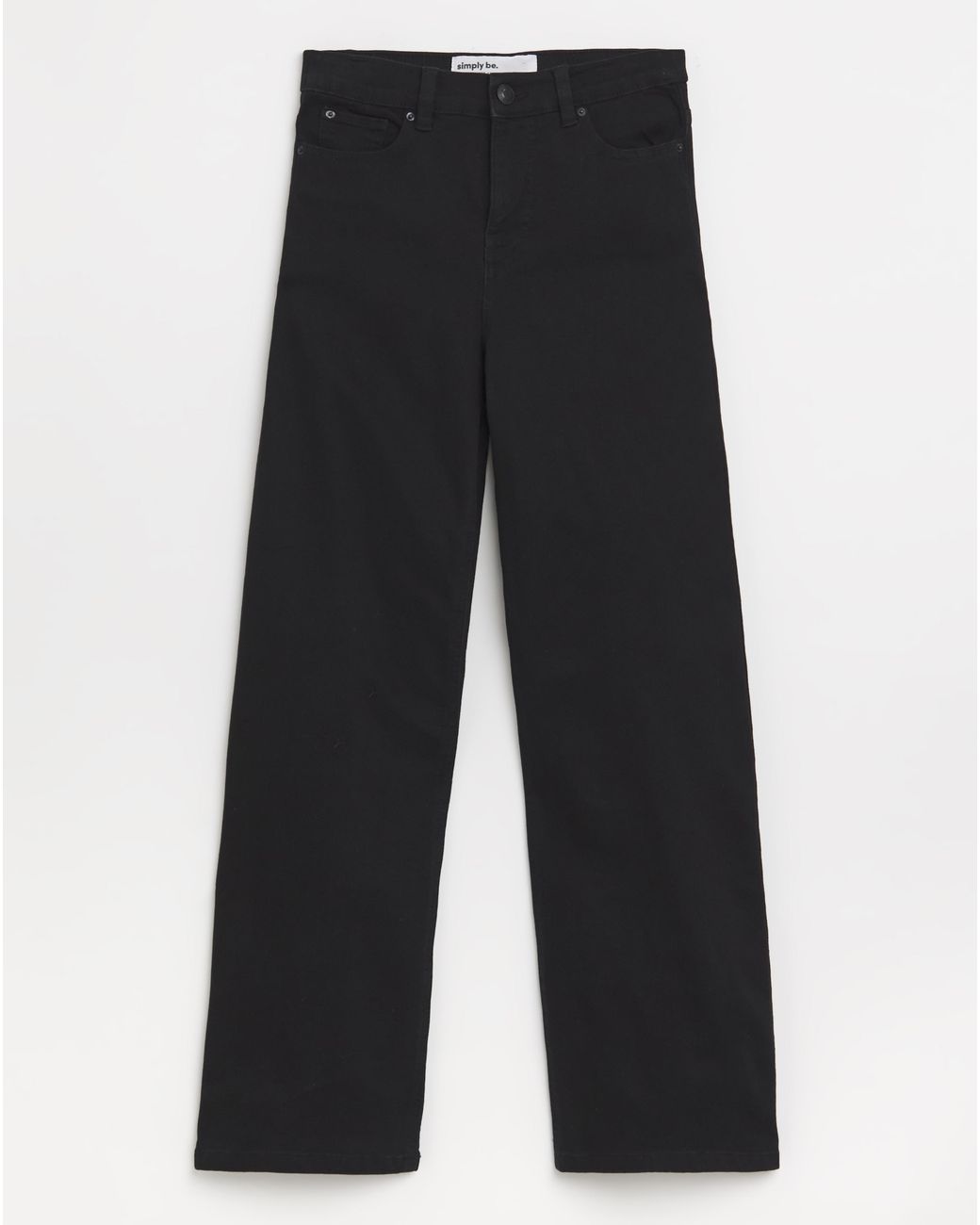 Simply Be Blue 24/7 Wide Leg Jeans