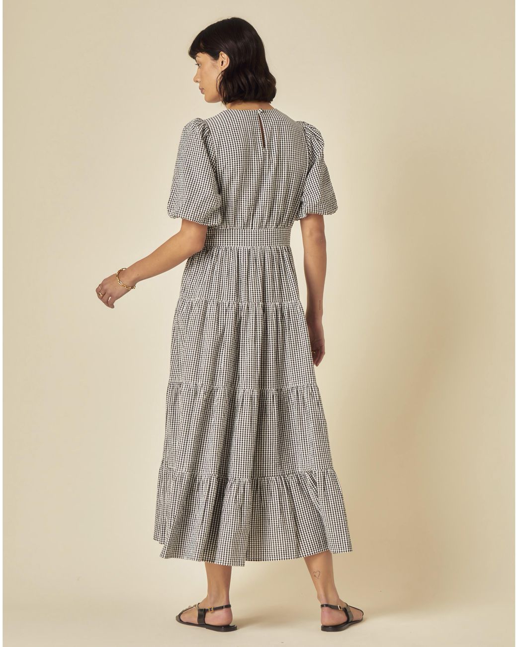 Nobody's Child Gray Ricky Midi Dress