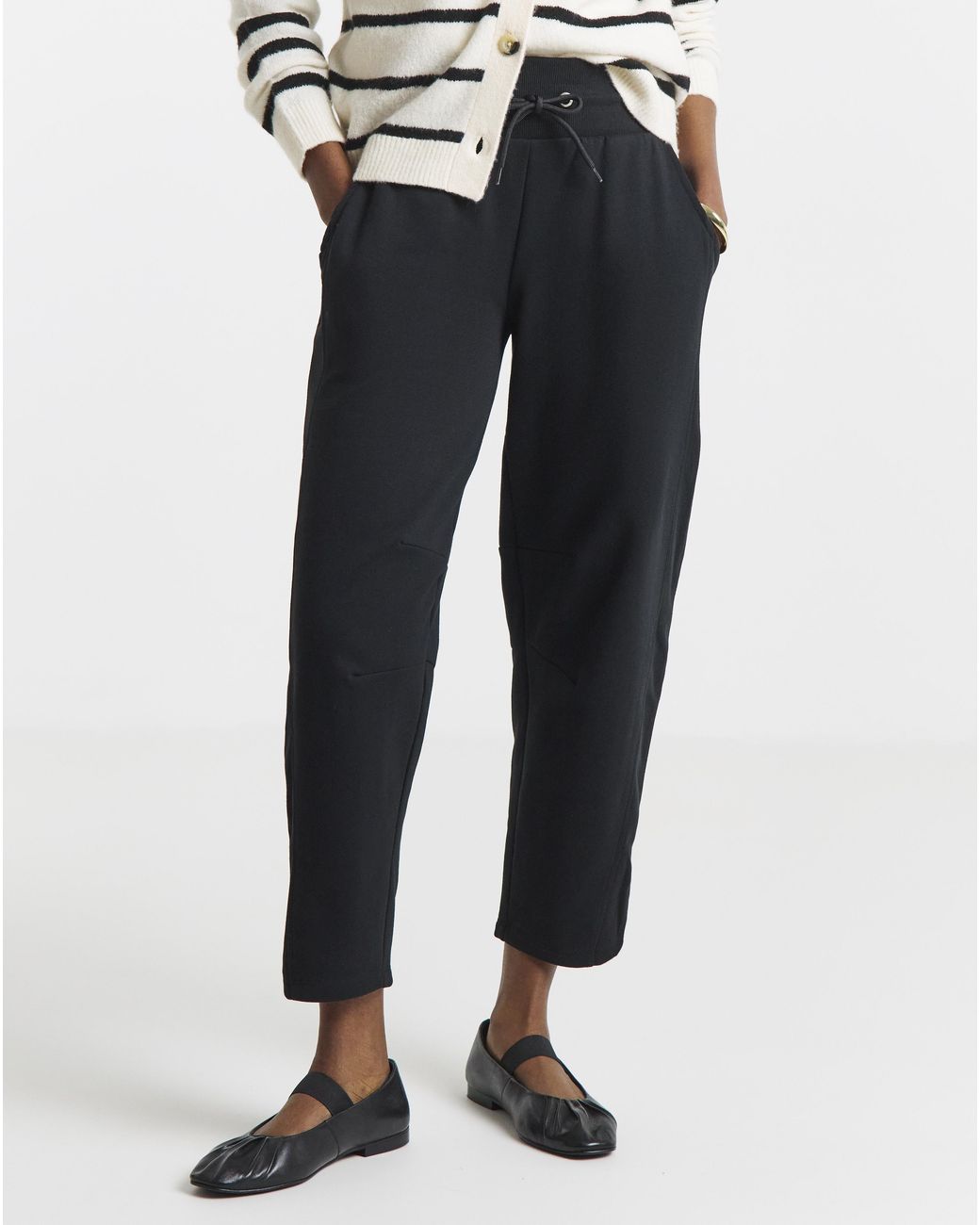 Simply Be Green Barrel Leg Jogger