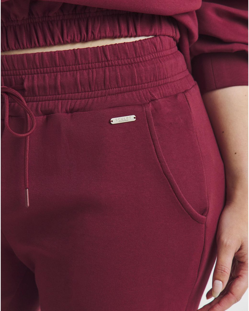 Sculpt Activewear Red Tracksuit Joggers