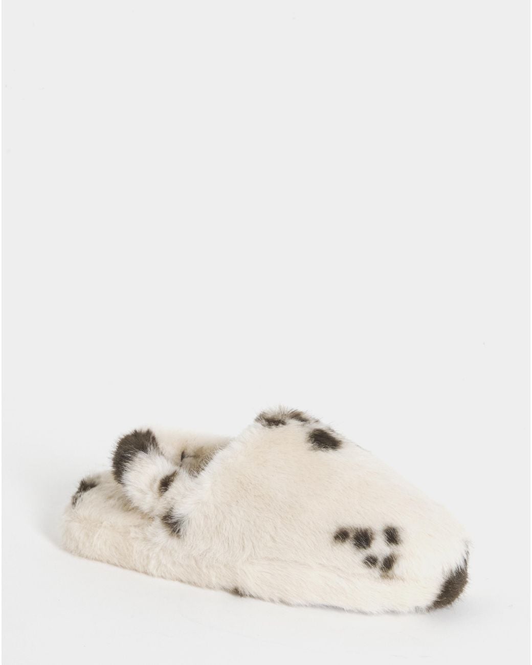 Simply Be Multicolor Fluffy Slingback Slipper Extra Wide