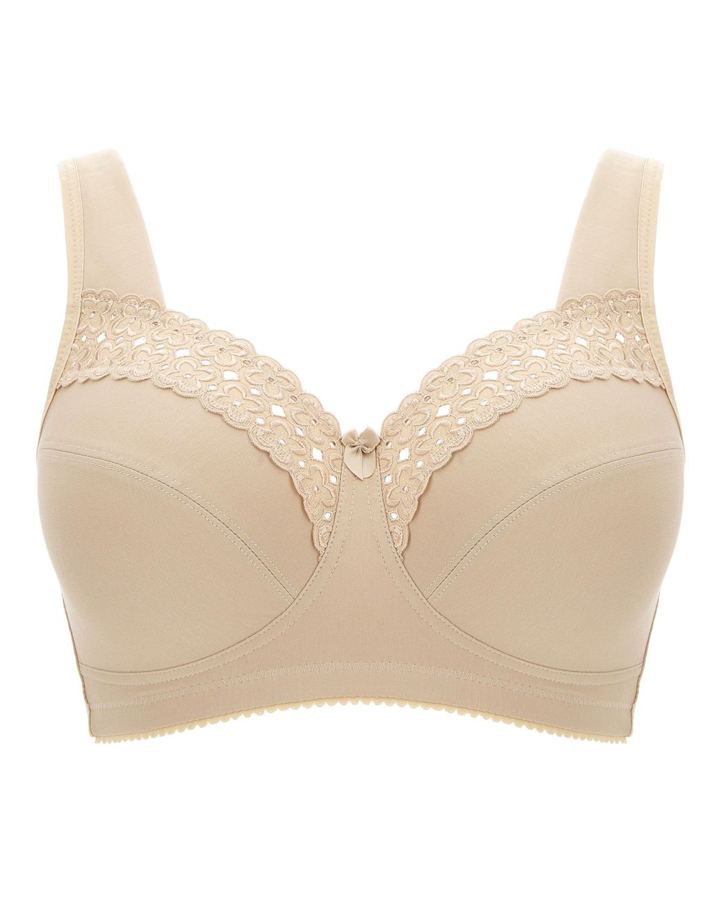 Miss Mary Of Sweden Natural Miss Mary Broderie Anglaise Bra Skintone