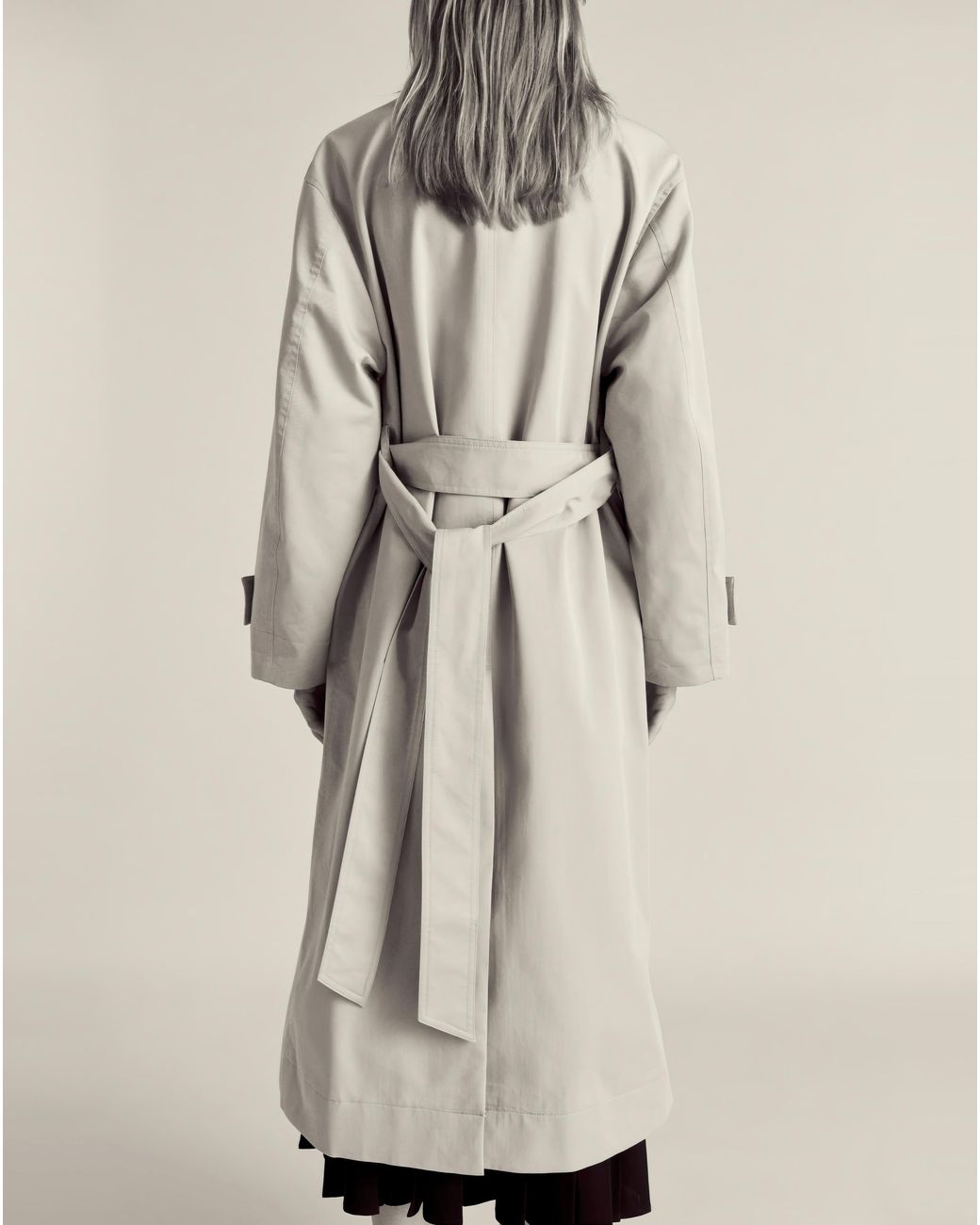 Mango Natural Oversized Trenchcoat