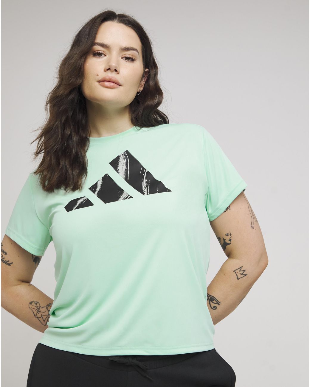 Adidas Green Run It Brand Love T-Shirt