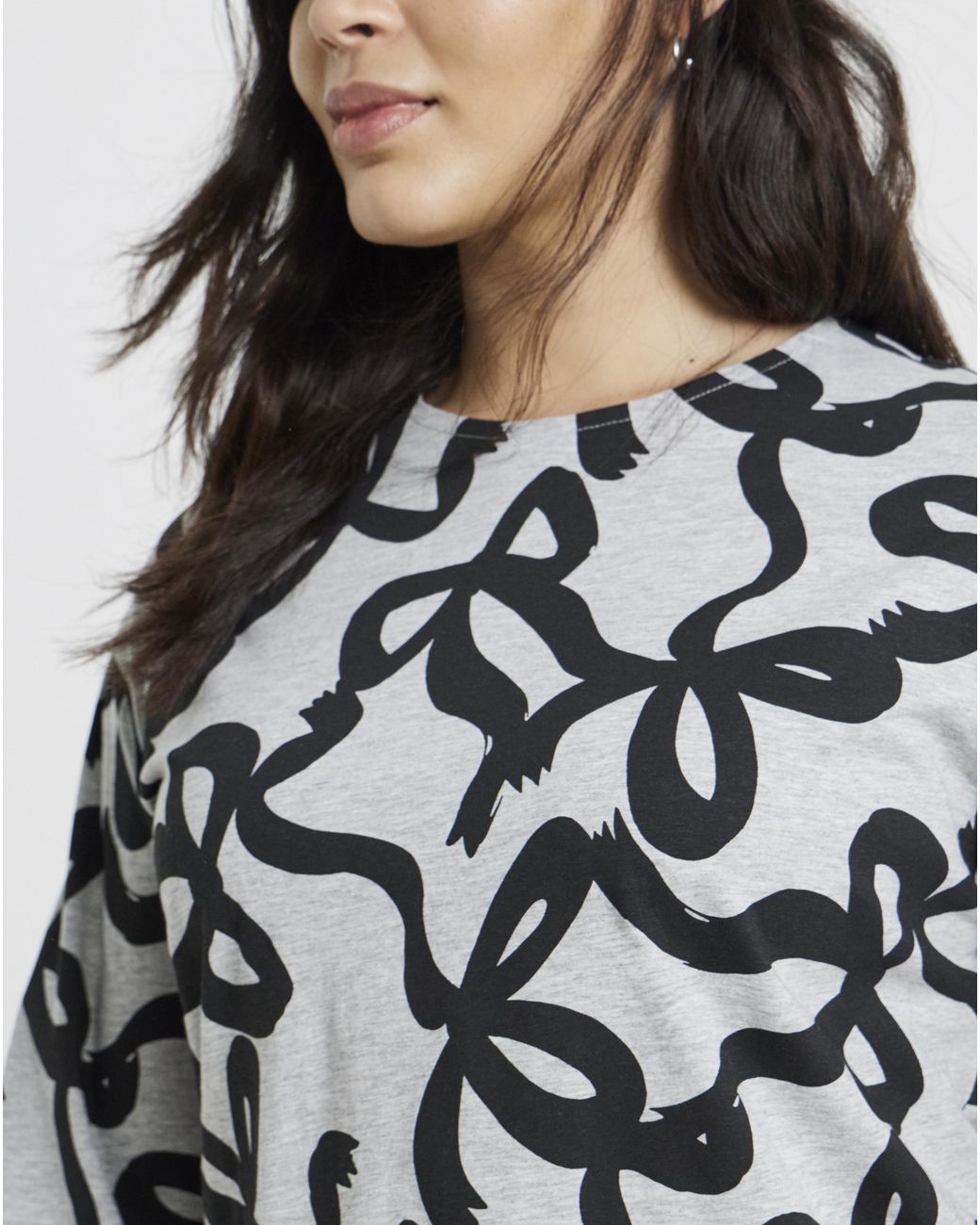 Pretty Secrets White Value Bow Print Pyjamas