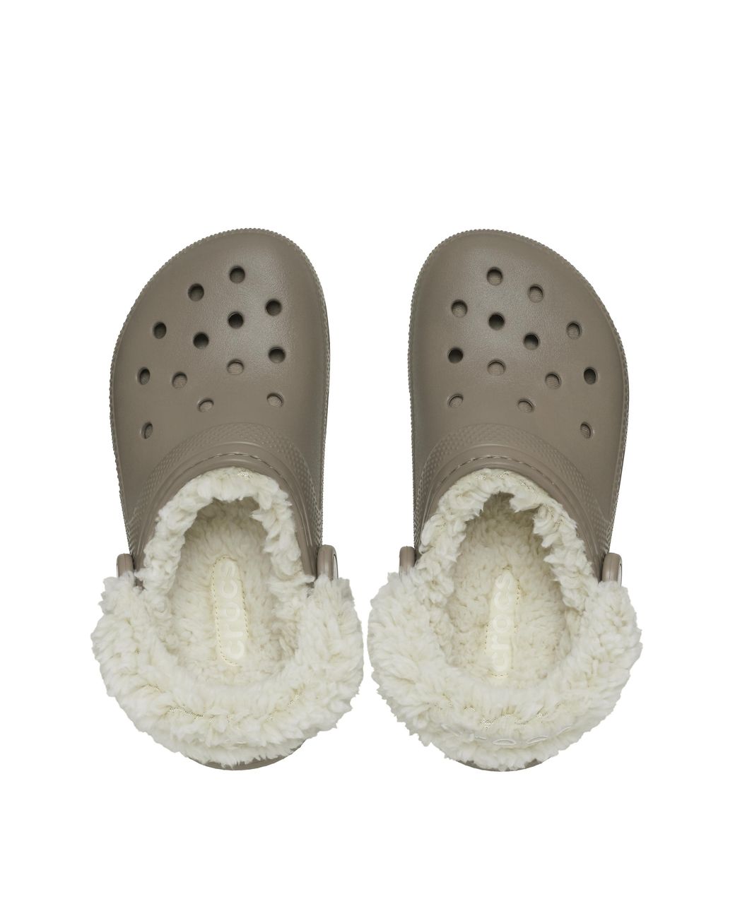 CROCSTM White Classic Fleece Lined Clog