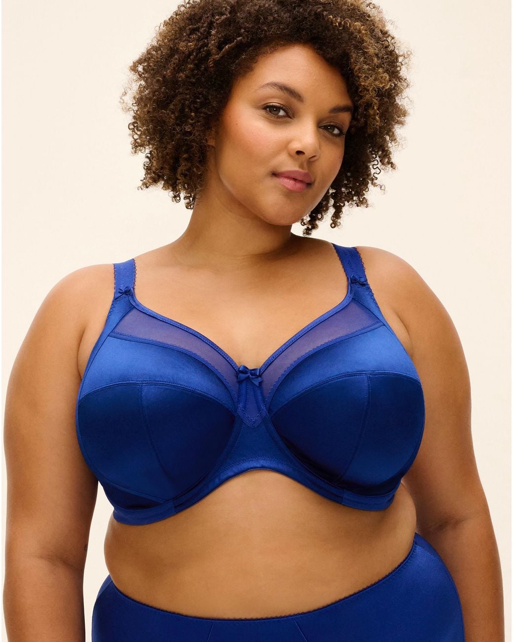 Goddess Blue Keira Full Cup Wired Bra