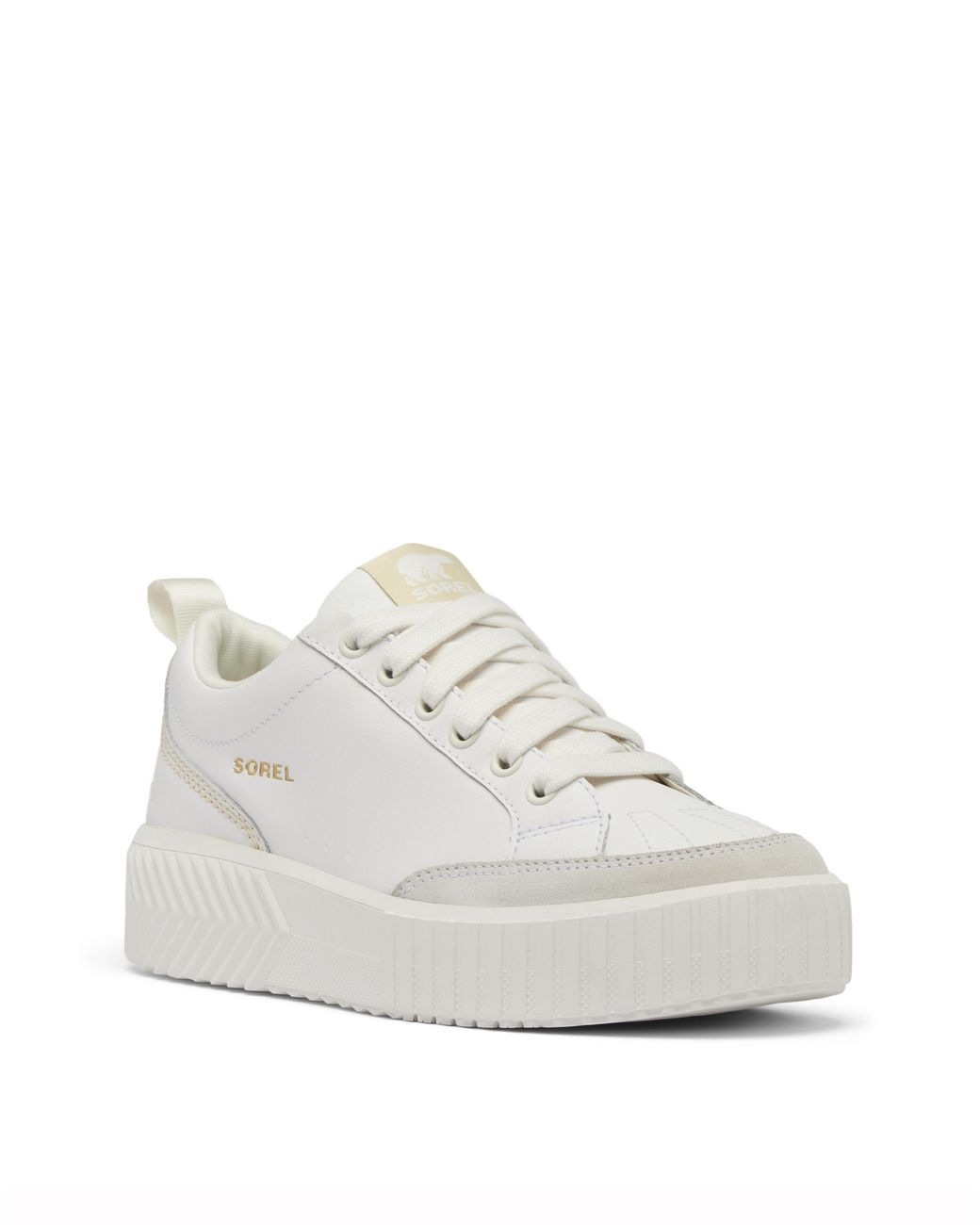 Sorel White Ona Ave Low Waterproof Sneaker