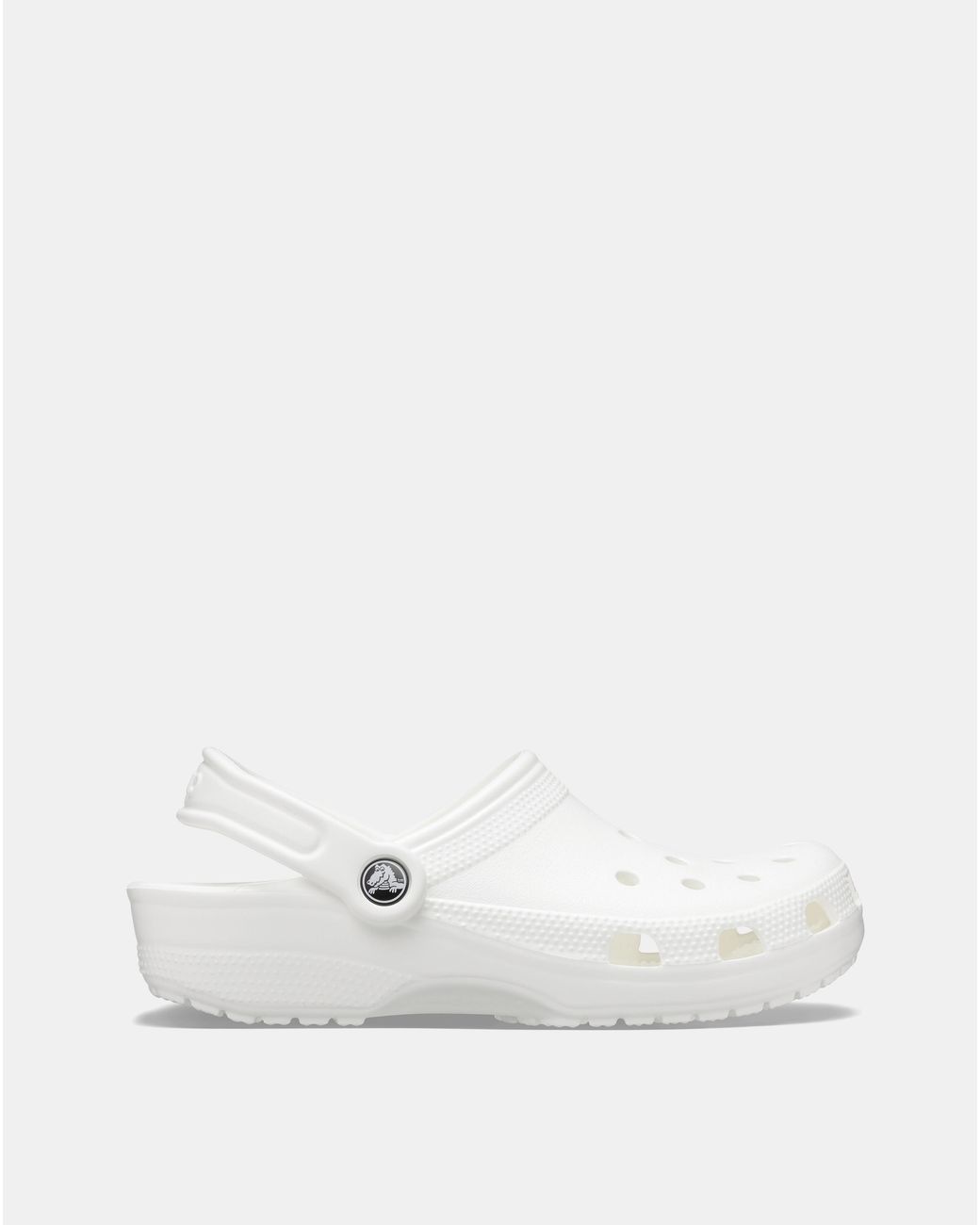 CROCSTM White Classic Clog D Fit