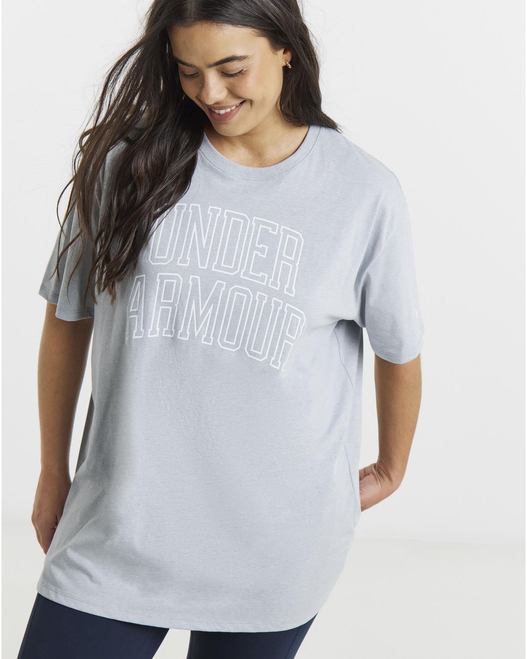 Under Armour Blue Campus Oversized T-Shirt