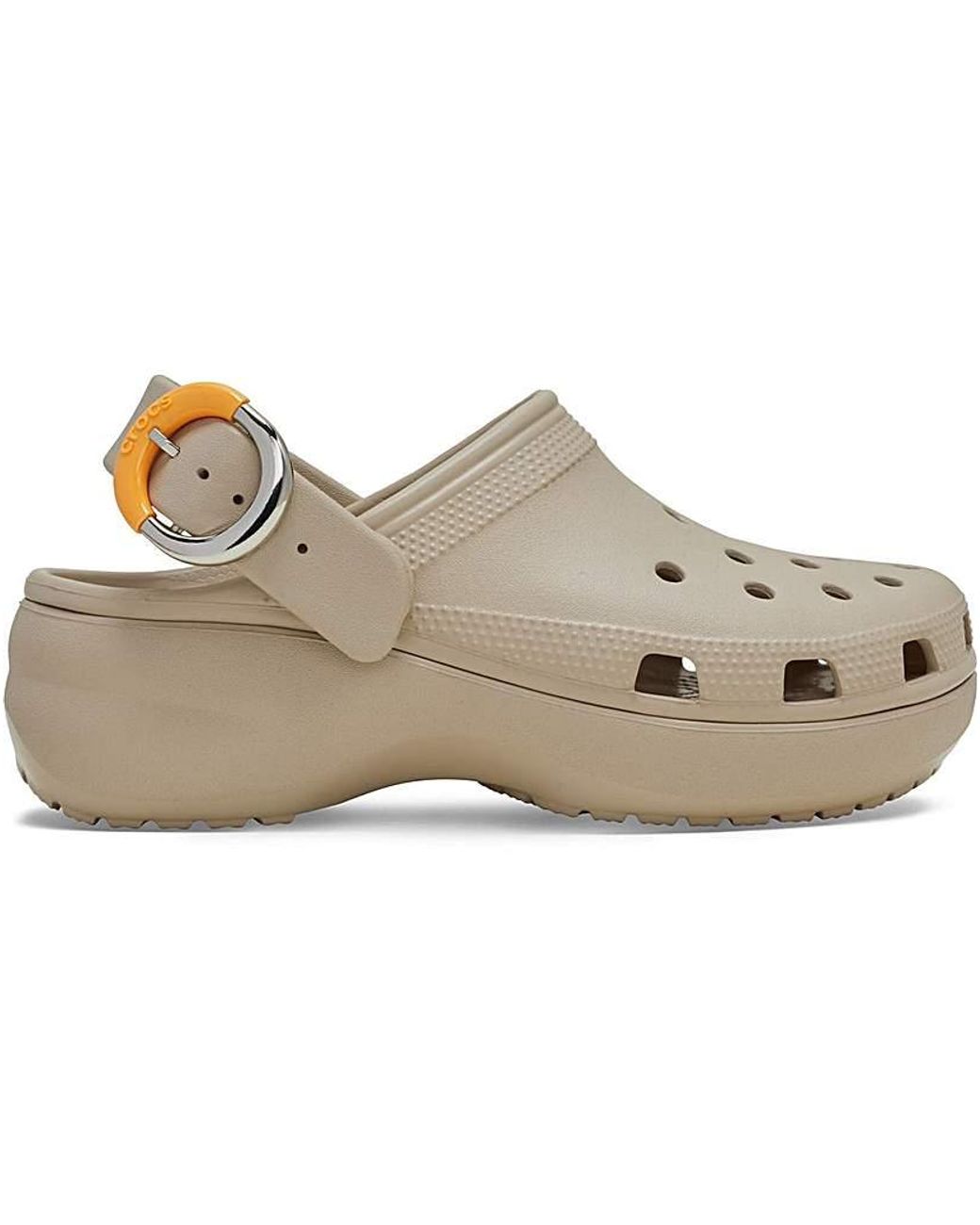 CROCSTM White Classic Platform Clog