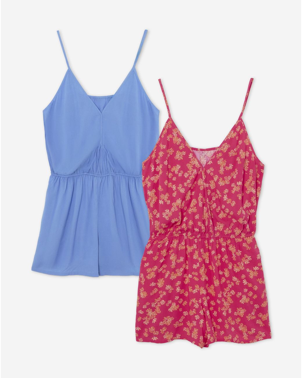Simply Be Red Value 2 Pack Beach Playsuits