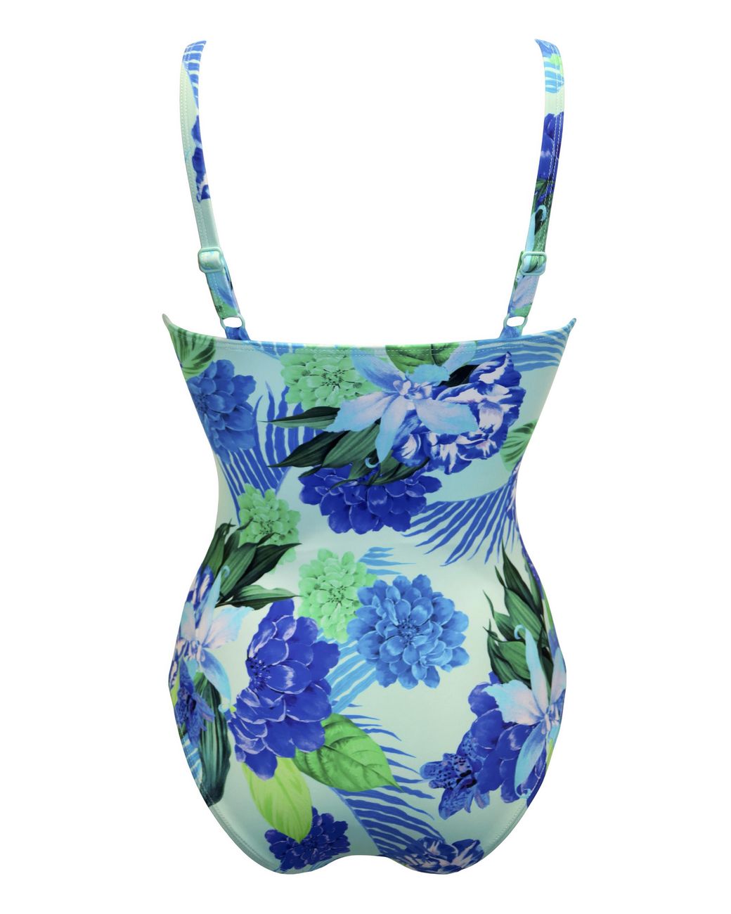 Pour Moi Blue Carnival Control Swimsuit