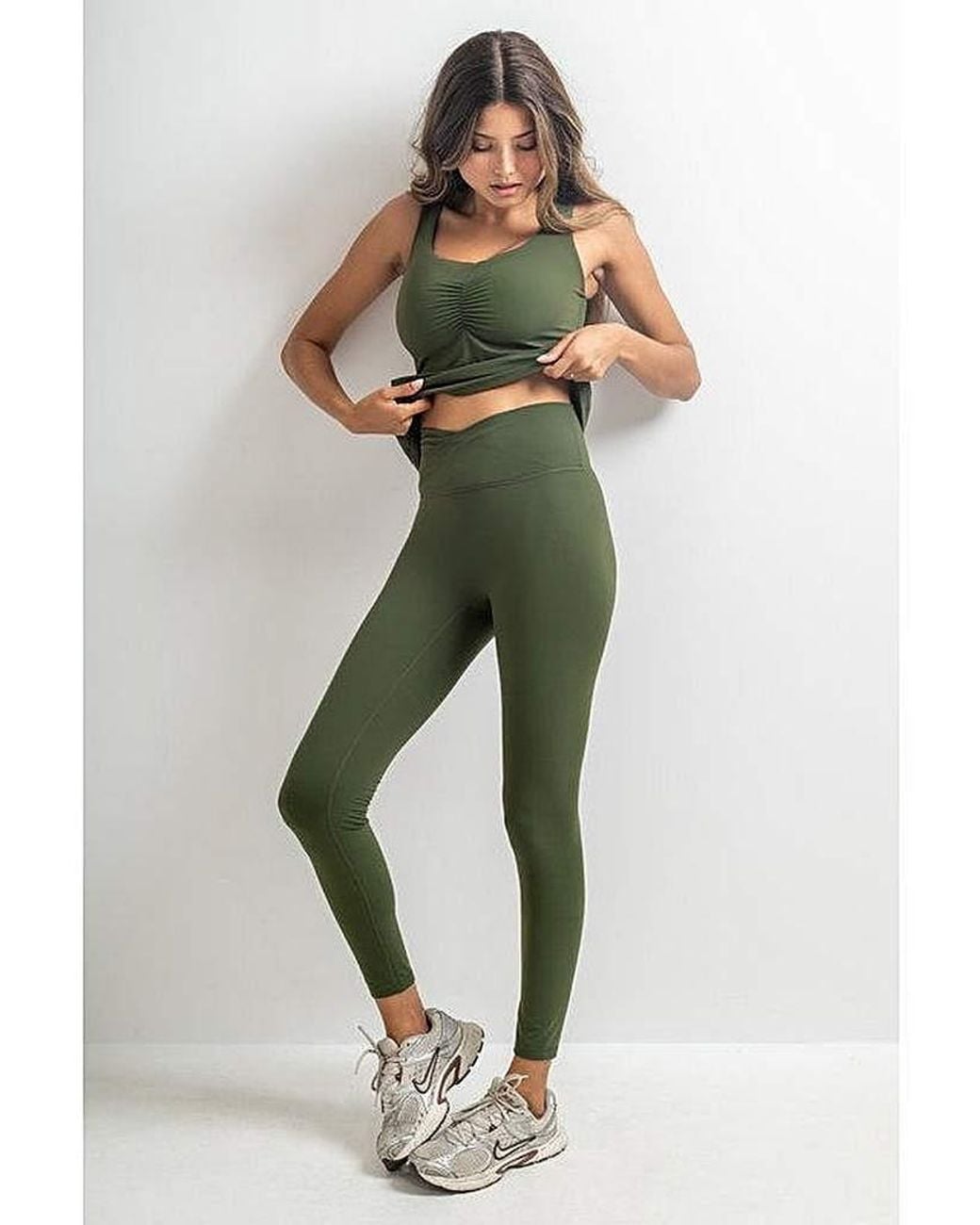 Pour Moi Green High-Waist Legging