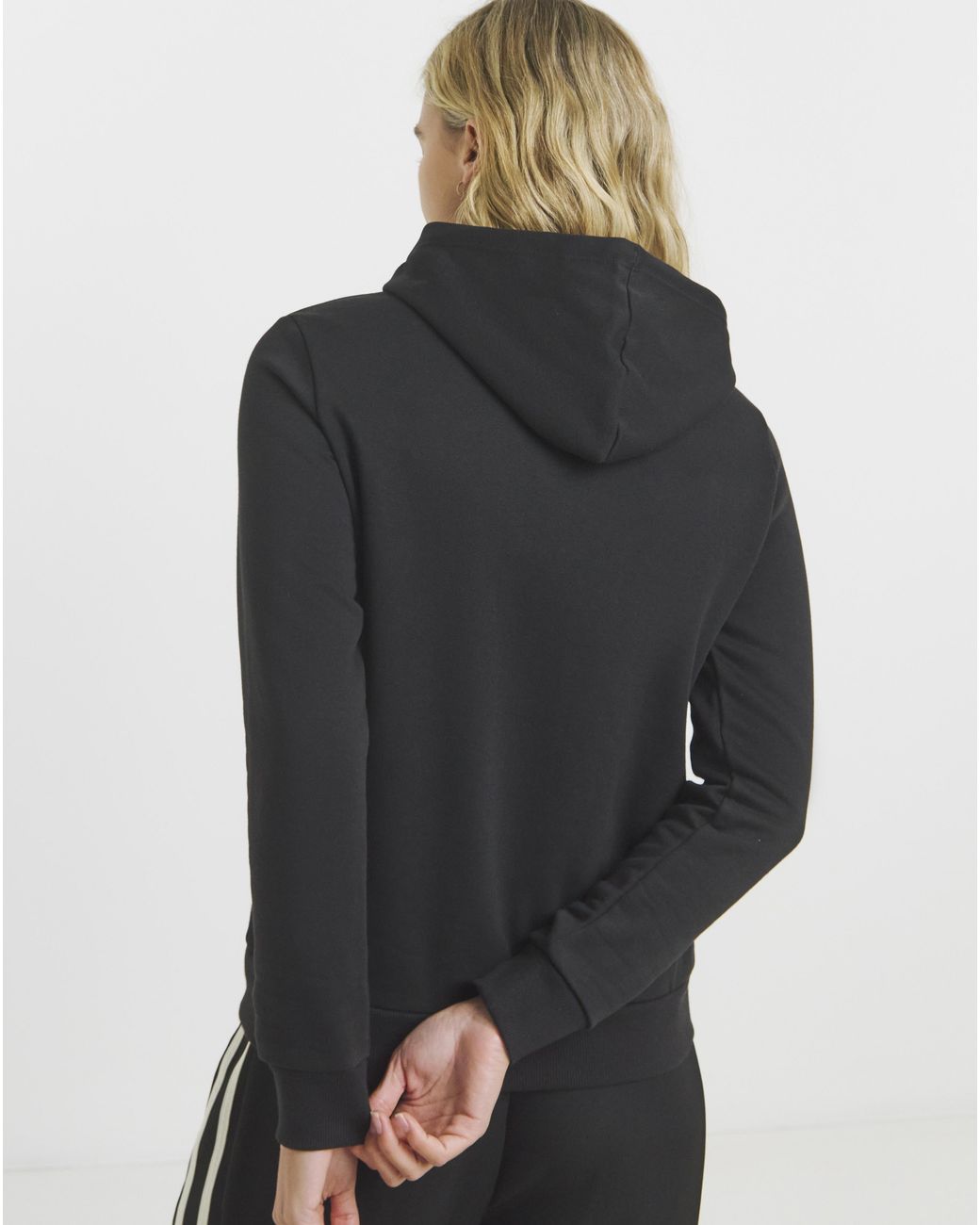 PUMA Black Essentials Logo Hoodie