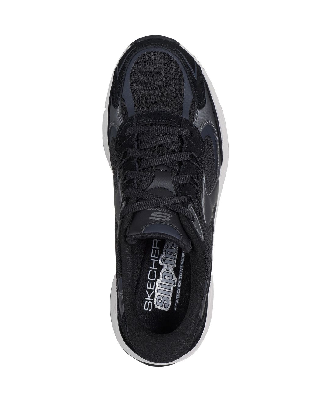 Skechers White Stamina Sport Slip-Ins Trainers