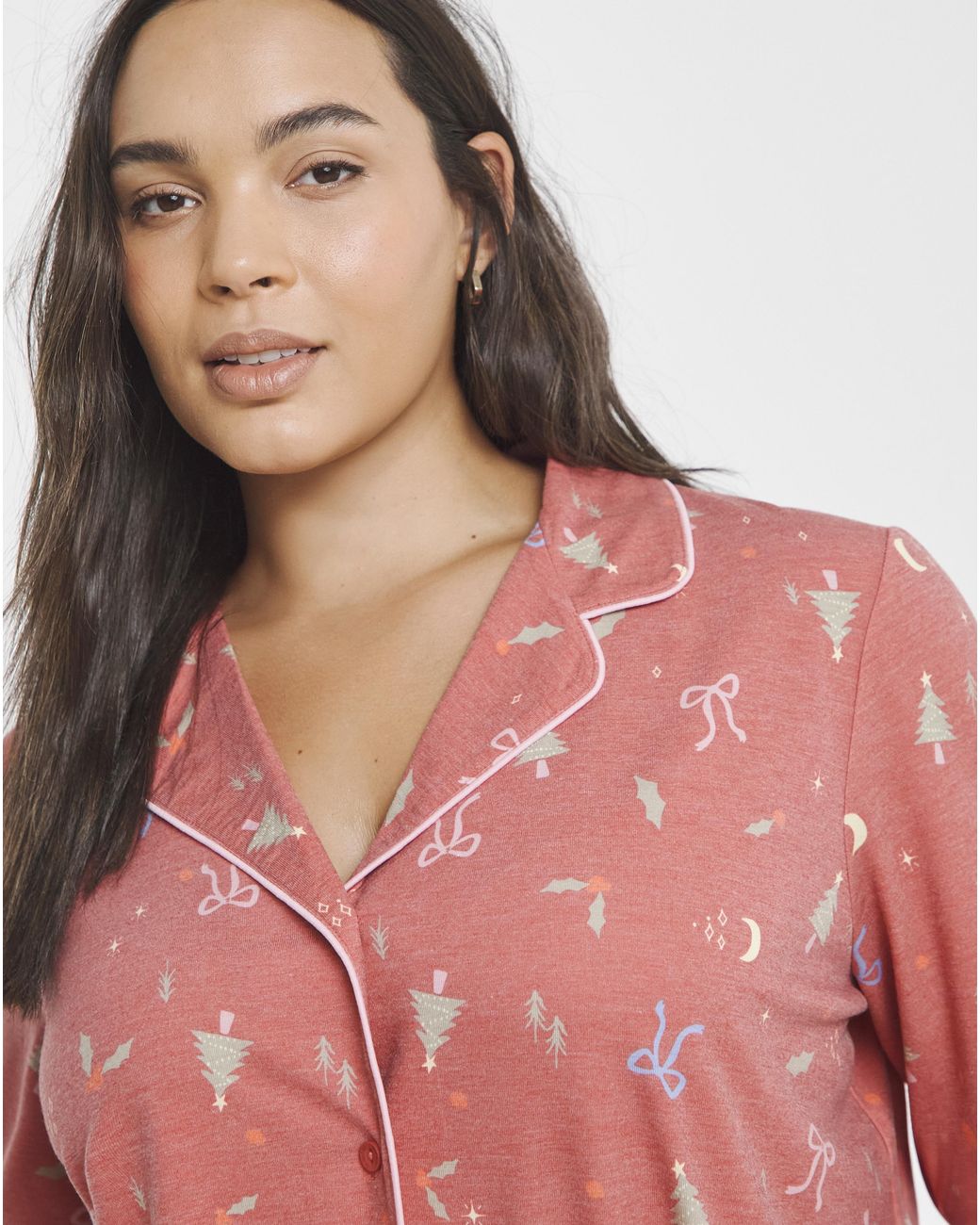 Pretty Secrets Red Pretty Lounge Revere Pj Set