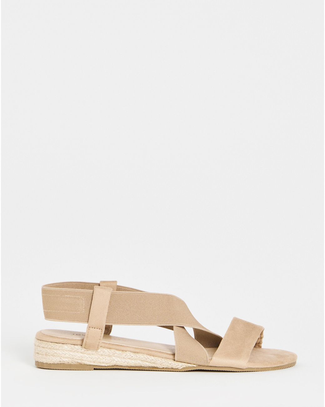 JD Williams Natural Low Wedge Espadrilles Wide