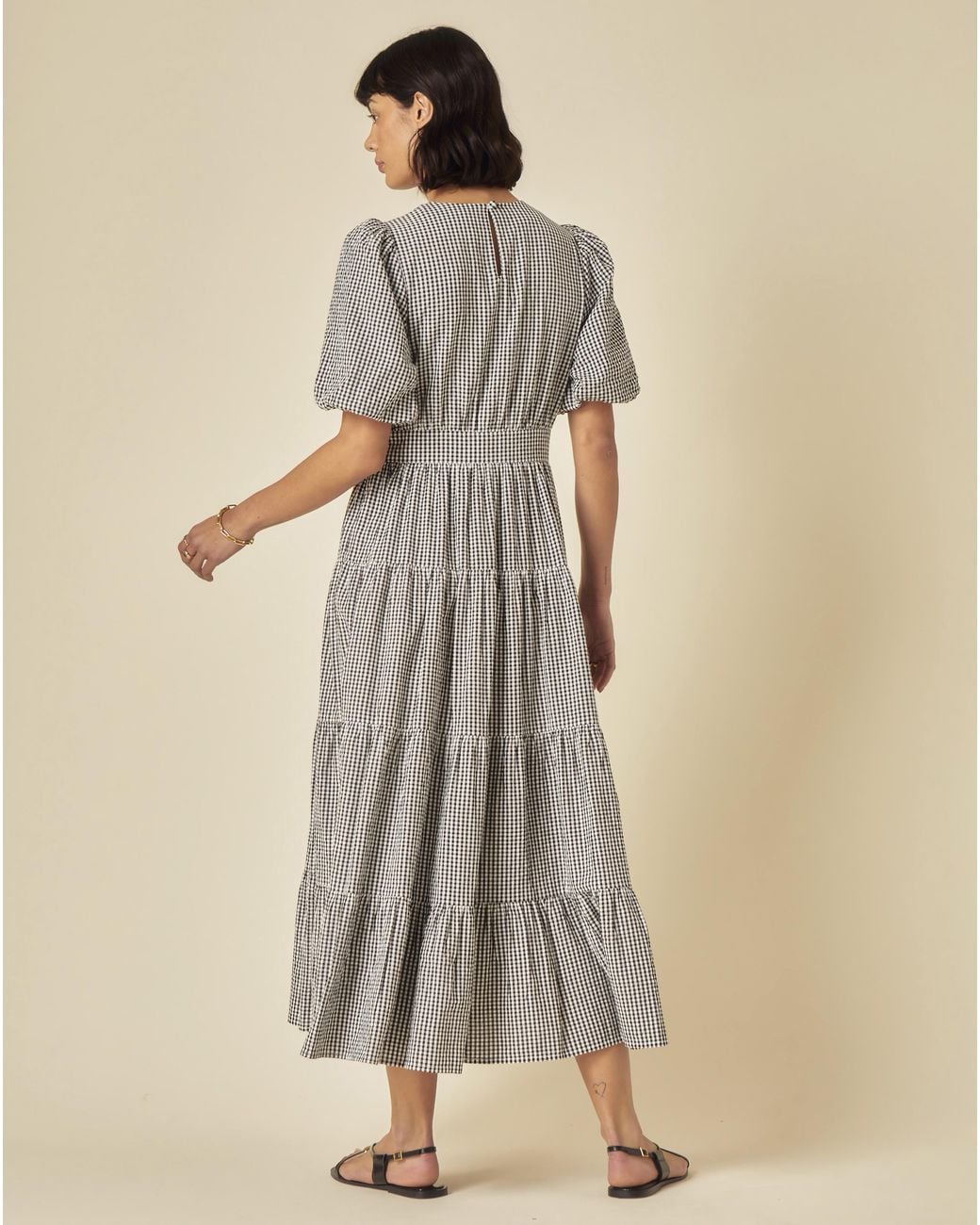 Nobody's Child Gray Ricky Midi Dress
