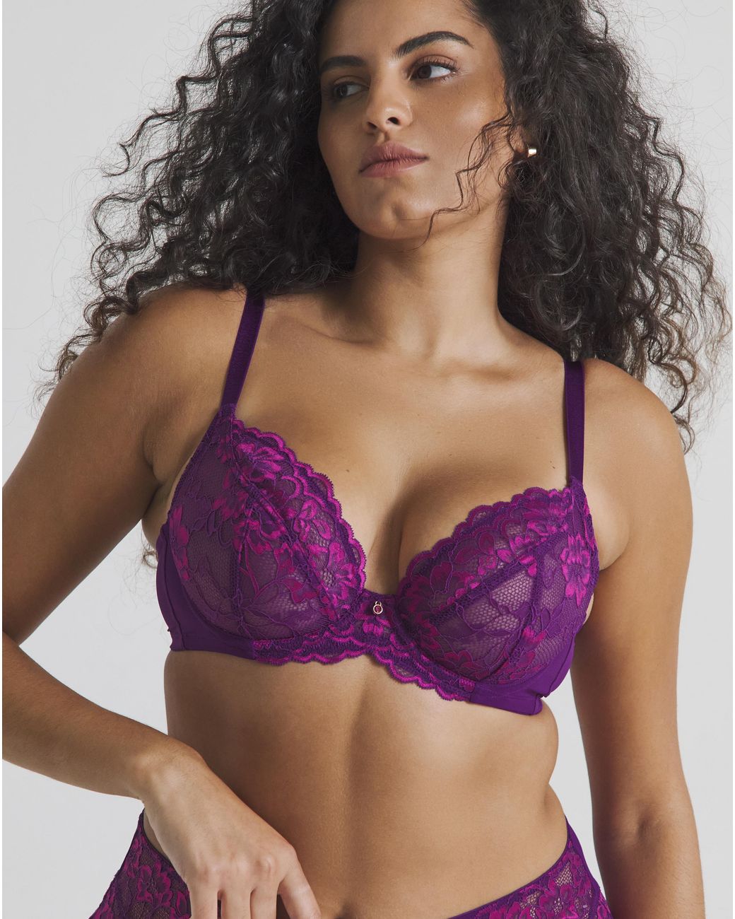 Ann Summers Pink Sexy Lace Dd Plus Bra