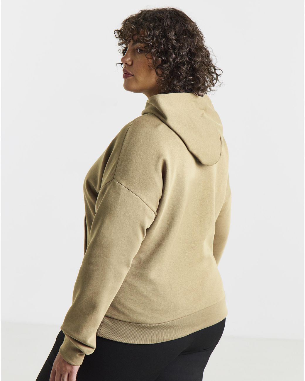 Adidas Brown Small Logo Hoodie