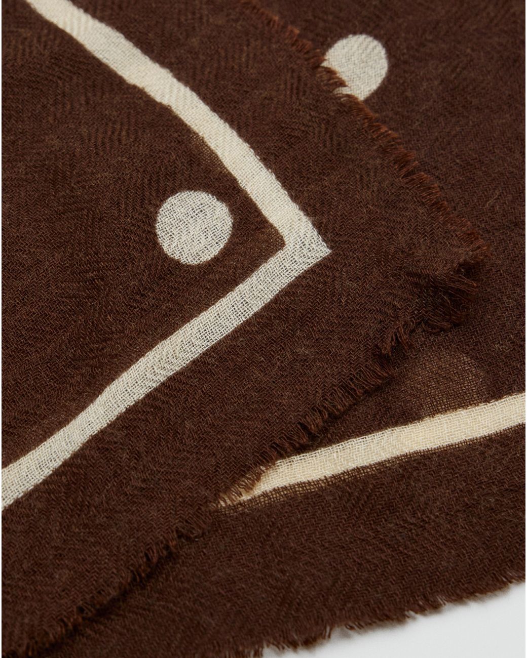 Mango Brown Polka Dot Neckerchief