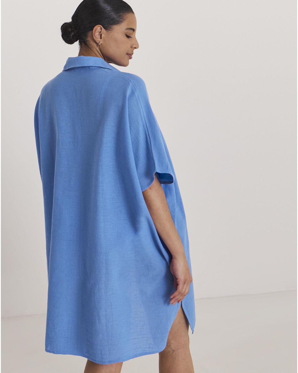Beach To Beach Blue Button Up Beach Shirt