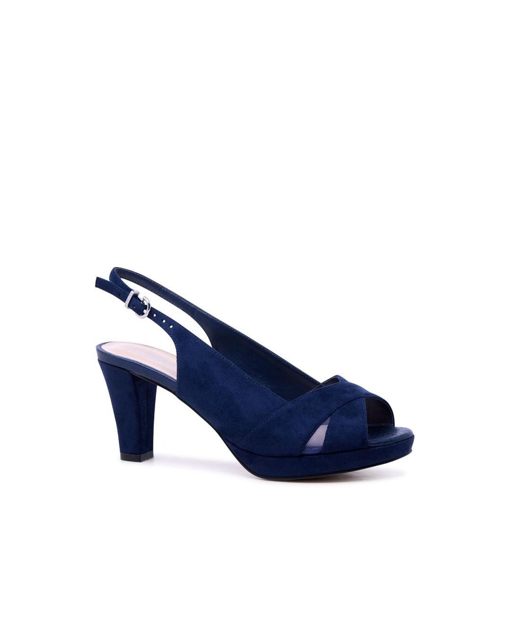 Paradox London Blue Niara Wide Fit Platforms