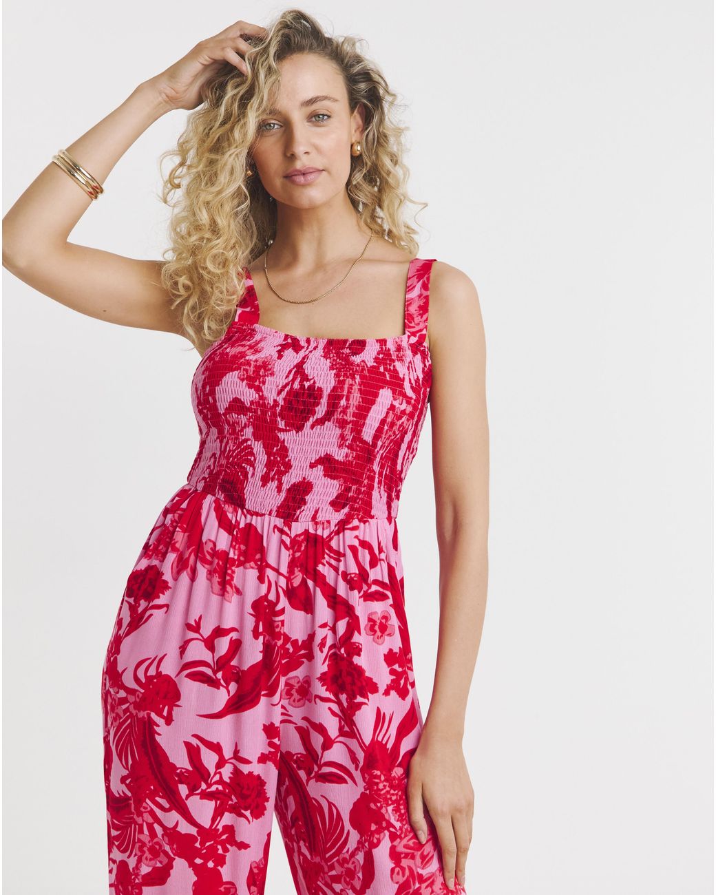 Joe Browns Red Beach Blossom Jumpsuit