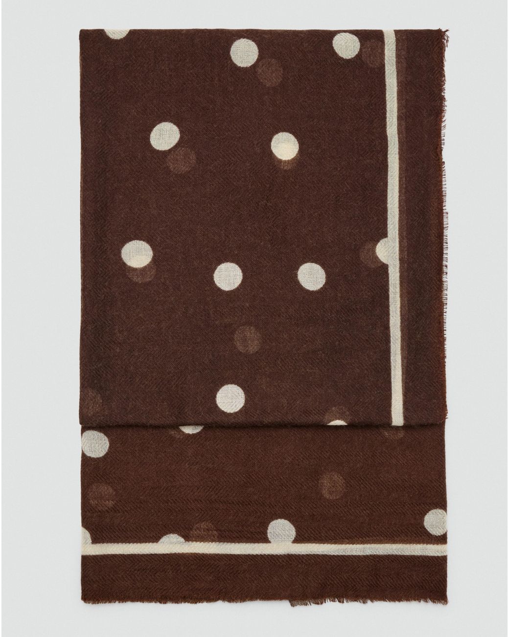Mango Brown Polka Dot Neckerchief