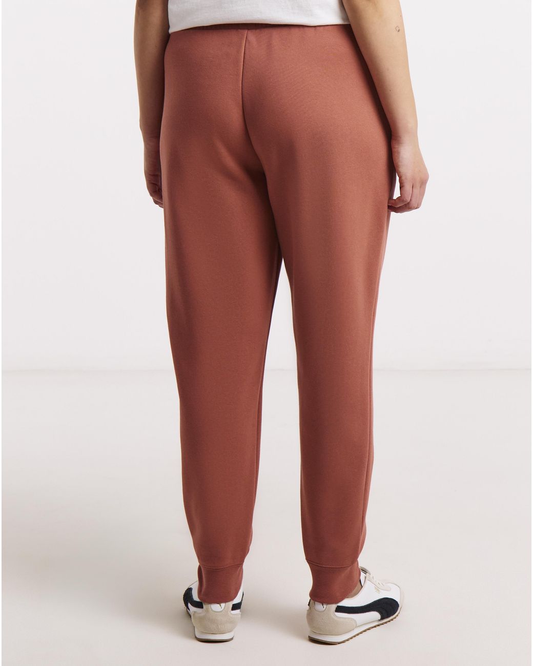 PUMA Red Essential Logo Joggers