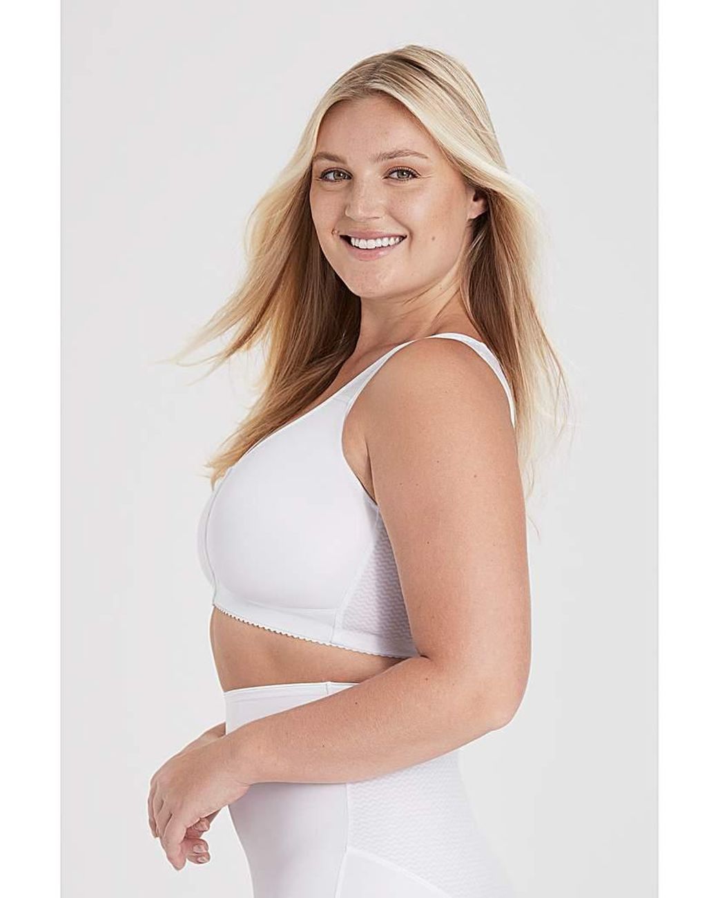 Miss Mary Of Sweden White Miss Mary Nova Front Fastening Bra