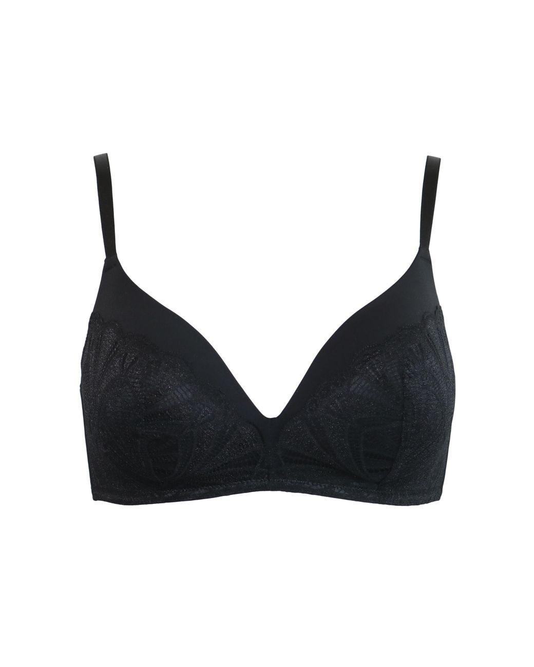 Pour Moi Black Padded Non-Wired T-Shirt Bra