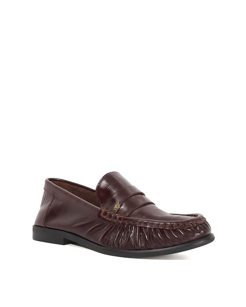 Dune Brown Grisella Leather Loafer