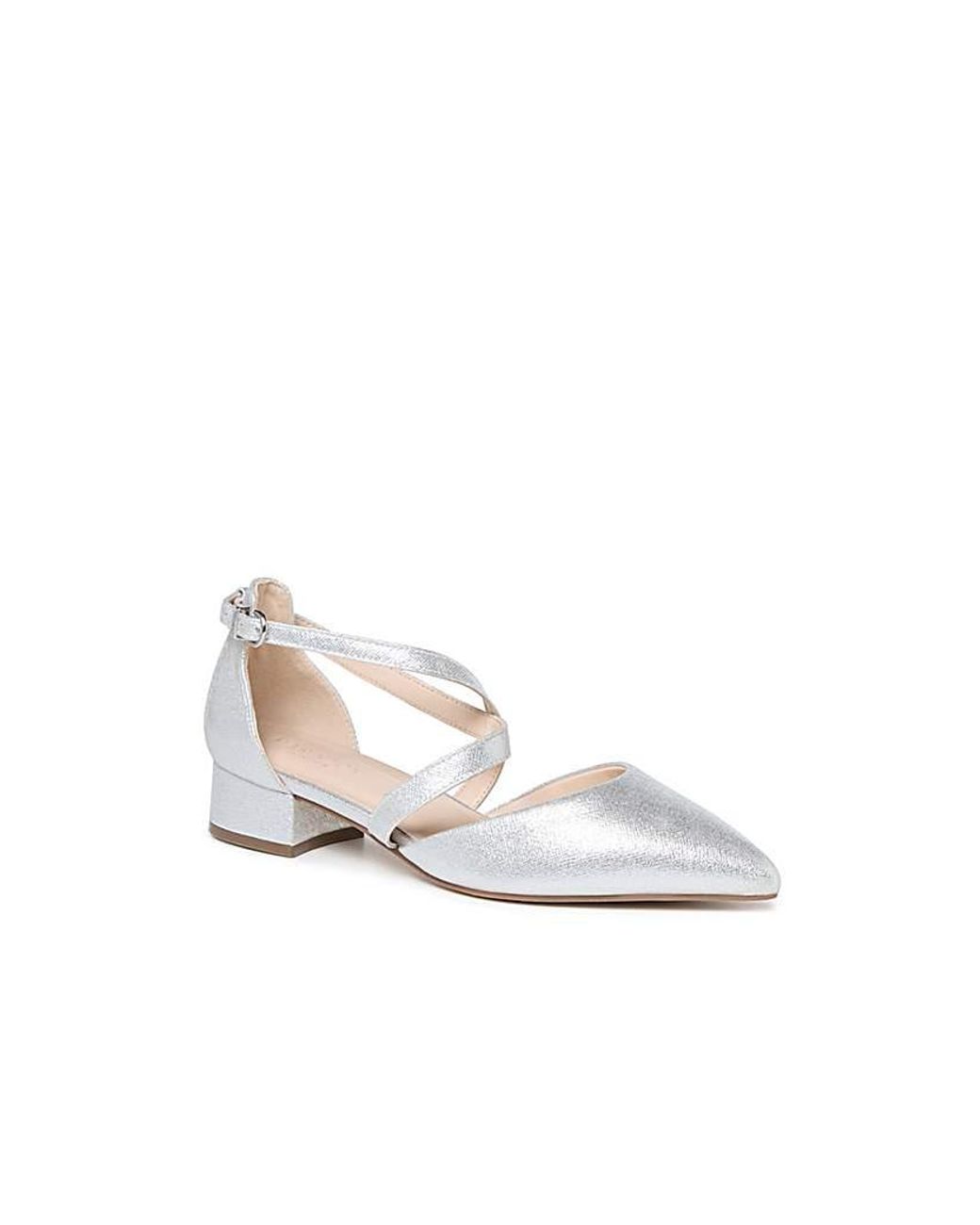 Paradox London White Fabienne Wide Fit Shoes