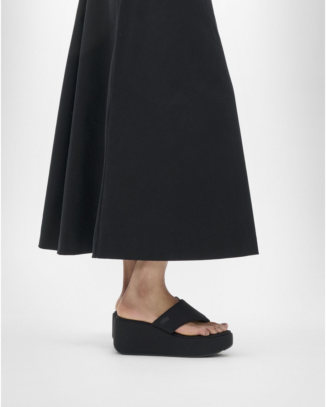 Fitflop Black Fit Flop Platforms Wedge Toe Post