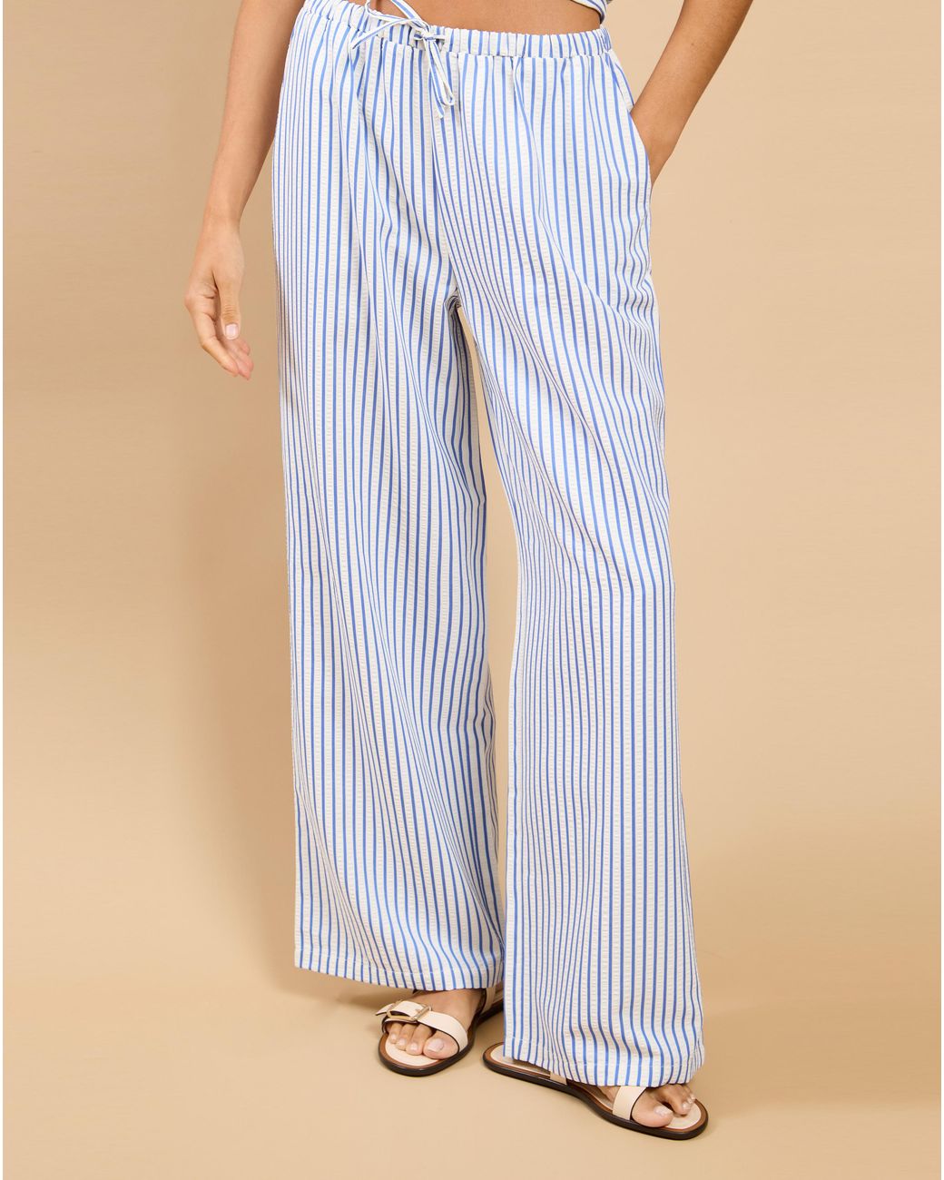 Little Mistress Blue Lm Stripe Trouser