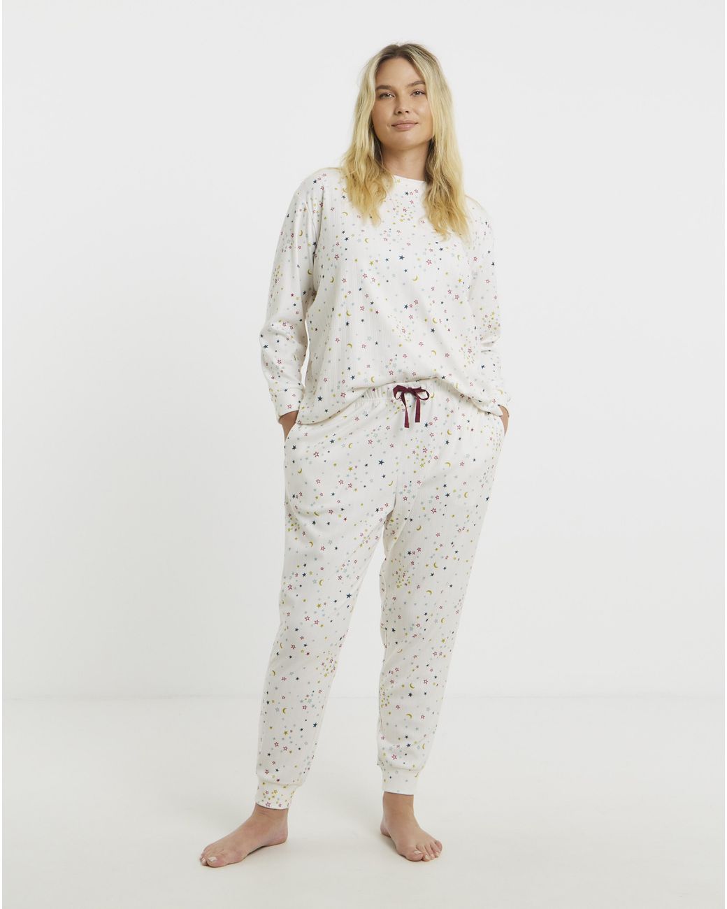 Pretty Secrets White Pointelle Soft Twosie