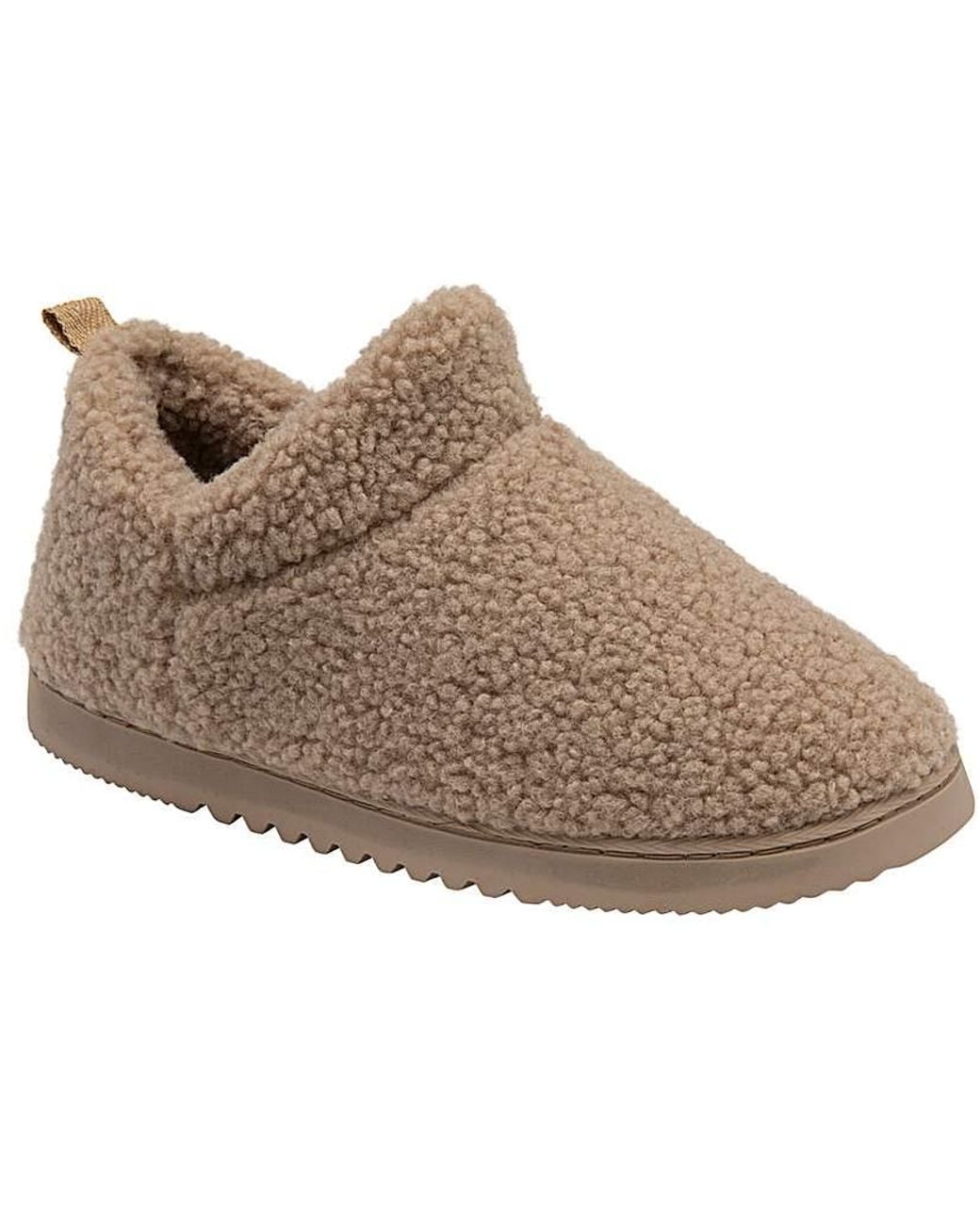 Dunlop Brown Raine Bootie Slipper