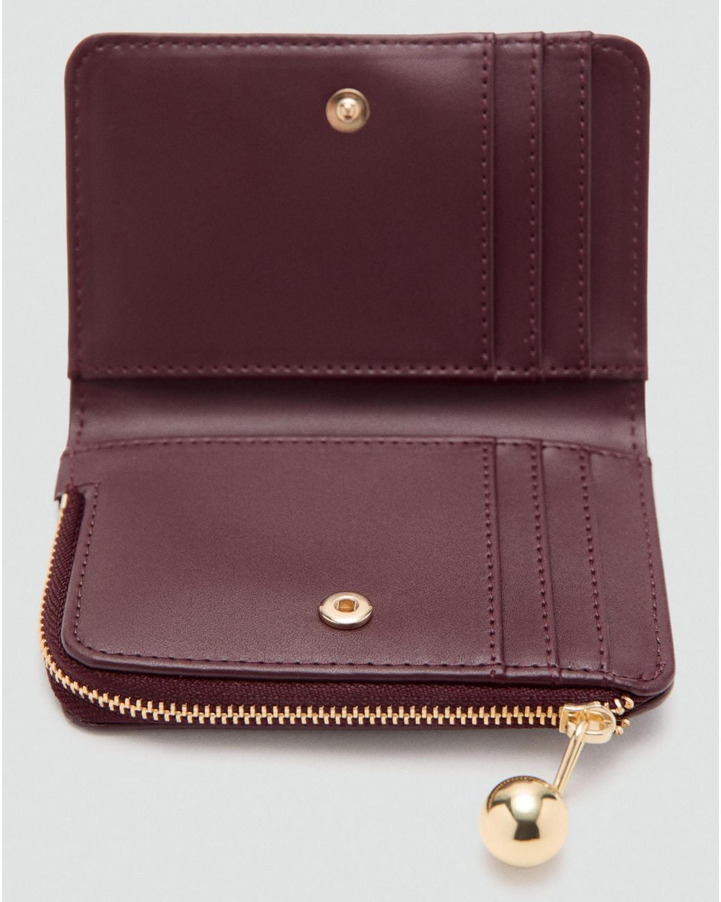 Mango Purple Mini-Bead Small Purse