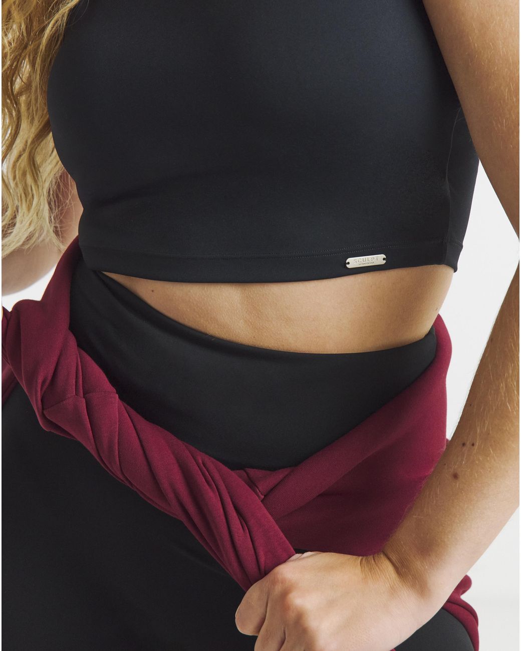 Sculpt Activewear Blue Racer Top
