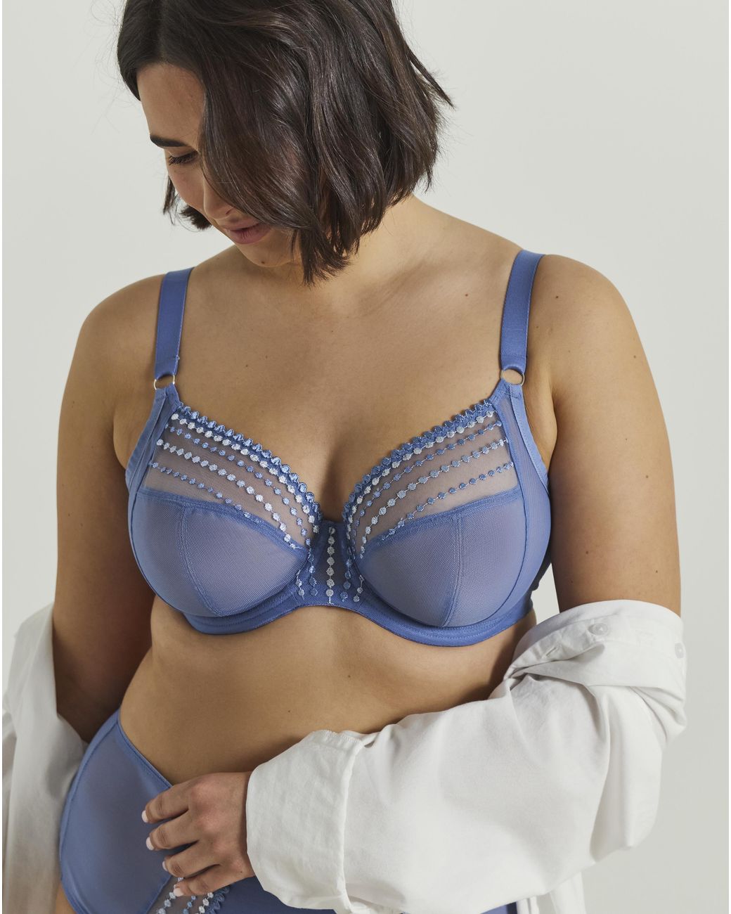 Elomi Blue Matilda Plunge Wired Bra