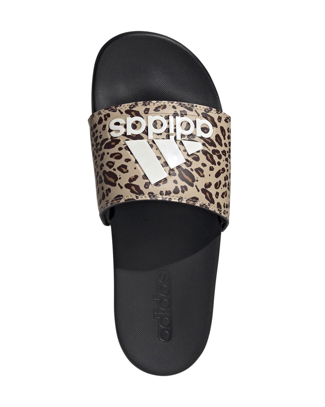 Adidas White Adilette Comfort Slides