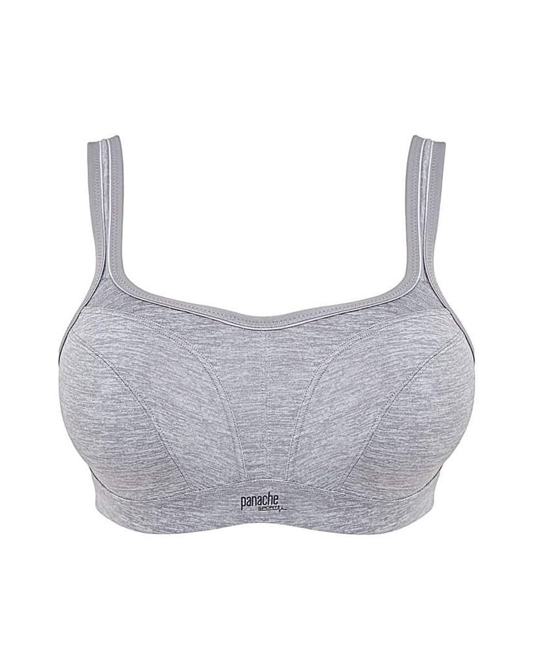 Panache Gray Power Wired Sport Bra