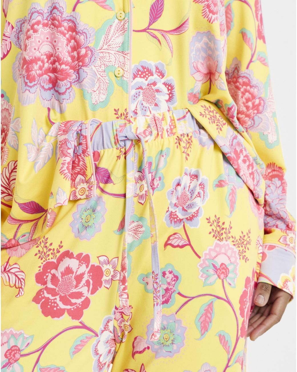 Figleaves Orange Floral Revere Set