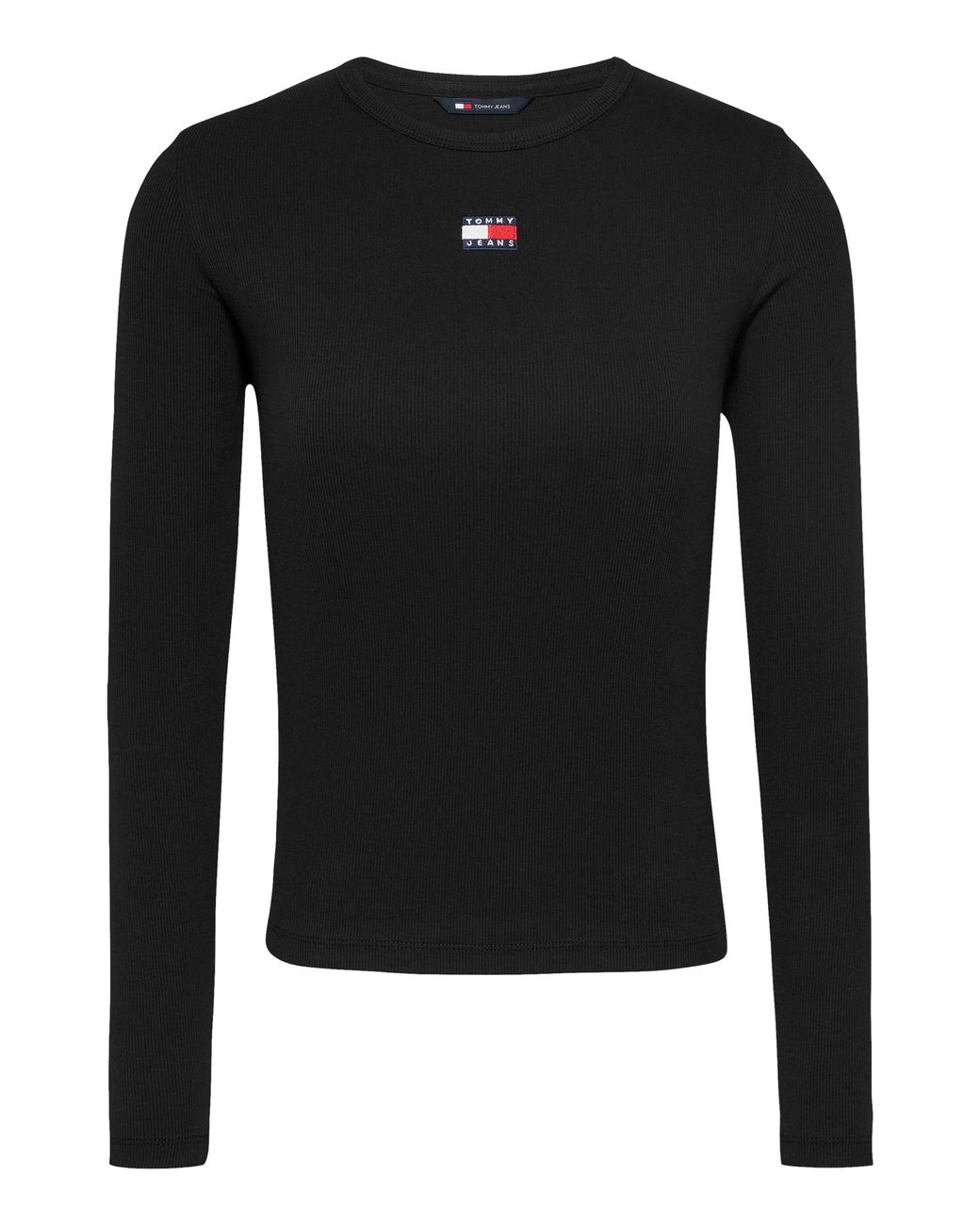 Tommy Hilfiger Black Slim Badge Tee