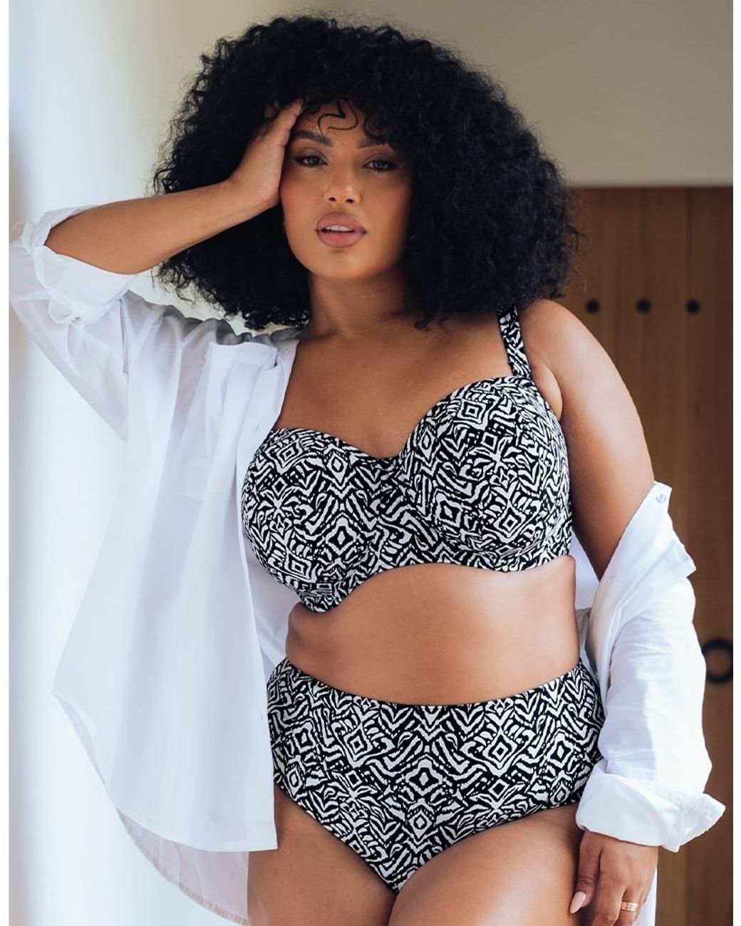 Curvy Kate Gray Wild Horizon Bikini Brief
