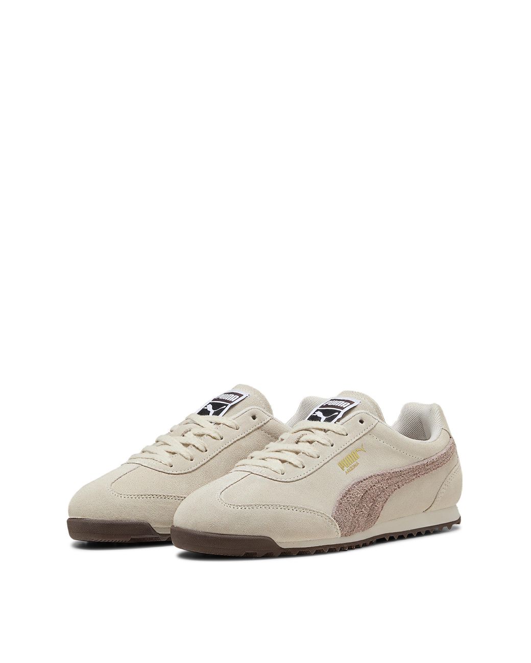 PUMA White Arizona Suede Trainers