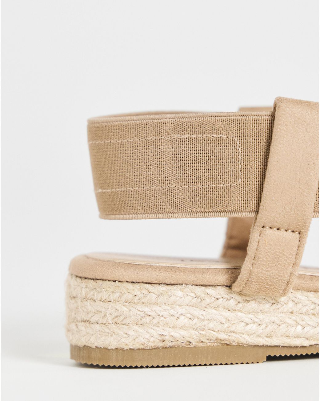 JD Williams Natural Low Wedge Espadrilles Wide